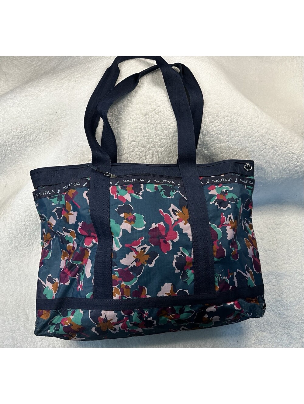 Nautica Captain's Quarters X-Large Floral Tote Bag